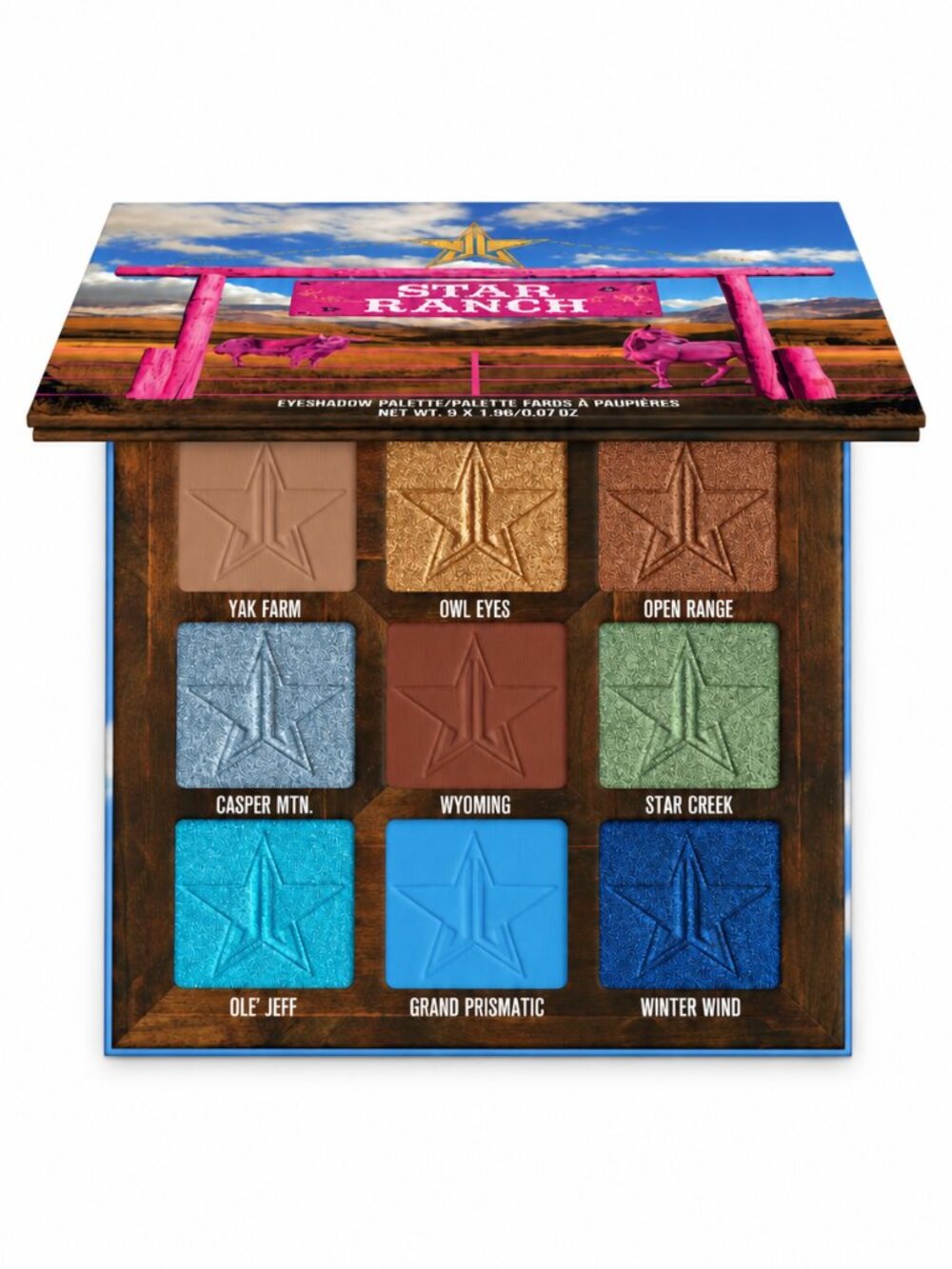 Jeffree Star Cosmetics Mini Star Ranch Eyeshadow Palette, 13.5 Ounce
